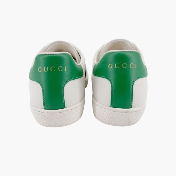 Gucci x Disney Donald Duck Ace Sneakers EU 37 US 7 White Leather Low Top Shoe - Picture 7 of 14
